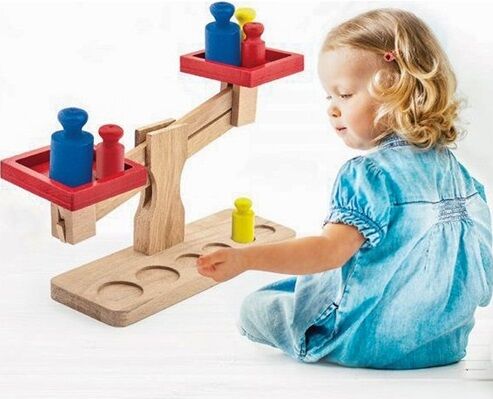 PlayWood Ahşap Kutulu Terazi 313