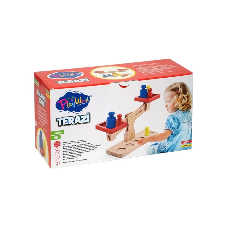 PlayWood Ahşap Kutulu Terazi 313