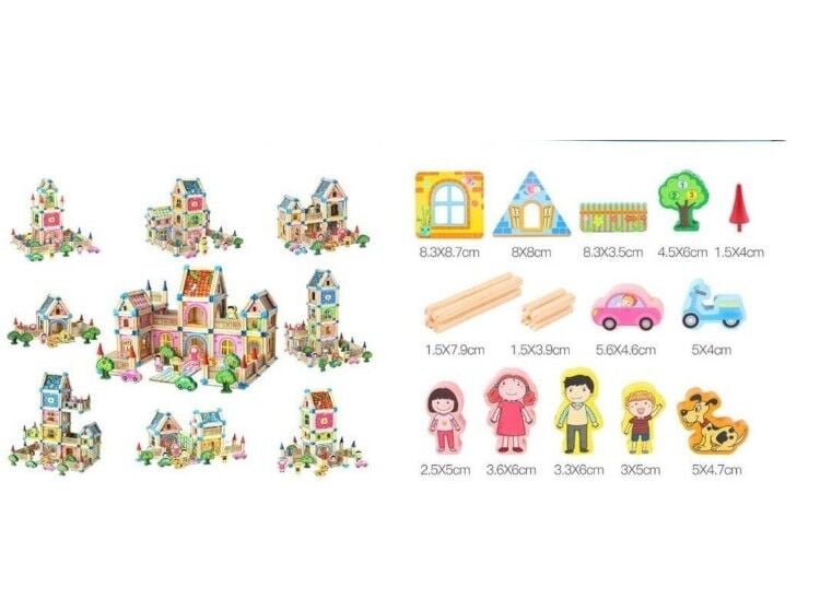 Kızılkaya 268 Parça Mimari Yapı Blokları 2102103